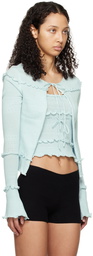 GUIZIO Blue Balena Cardigan