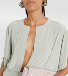 Norma Kamali Obie jersey gown