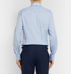 TOM FORD - Light-Blue Slim-Fit Prince of Wales Checked Cotton Shirt - Men - Blue