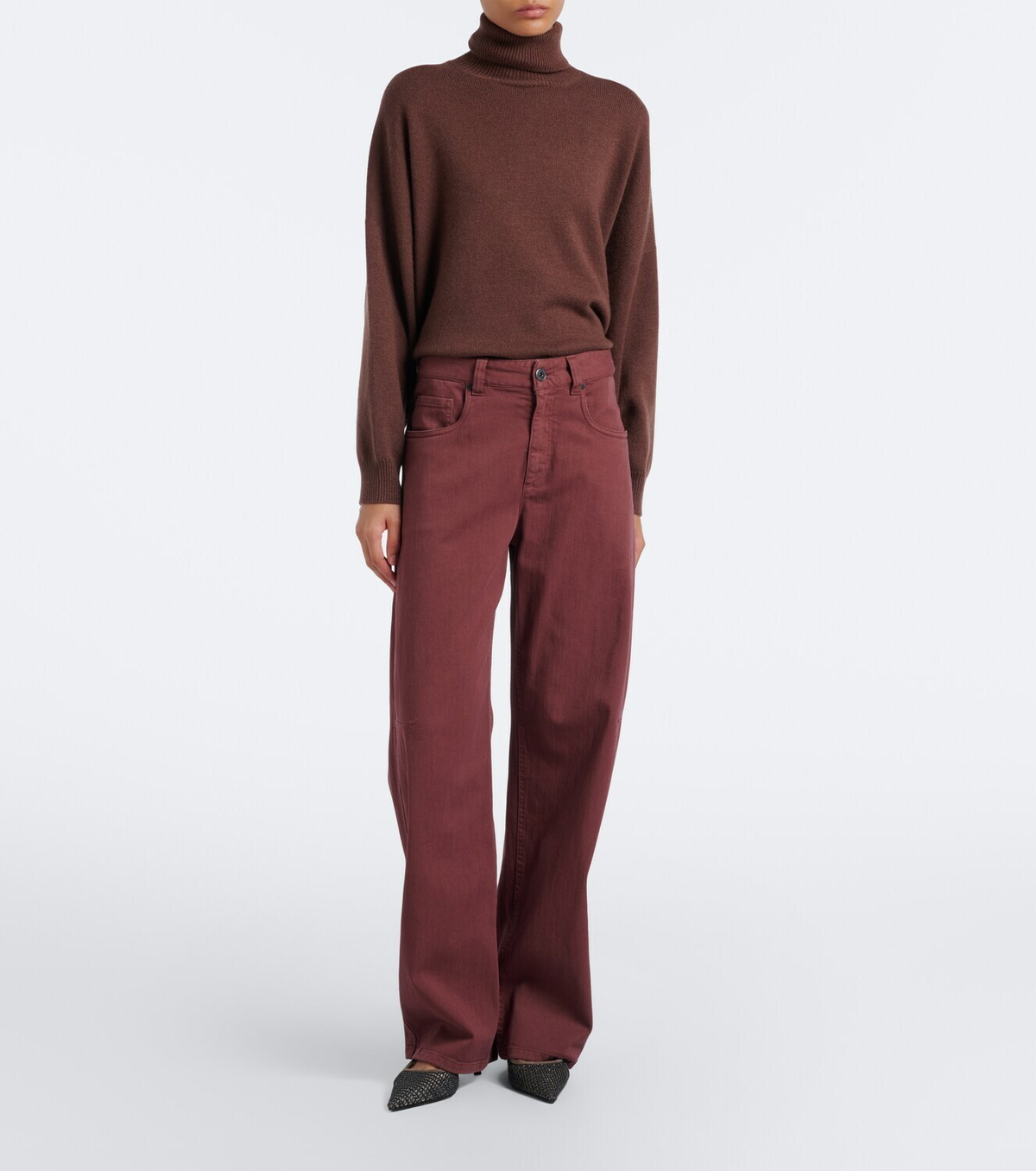 Brunello Cucinelli Monili barrel-leg jeans