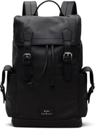 Polo Ralph Lauren Black Smooth Leather Backpack