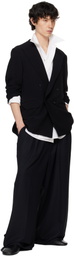 RAINMAKER KYOTO Black Double Breasted Blazer