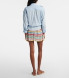 Missoni Zigzag lamé shorts