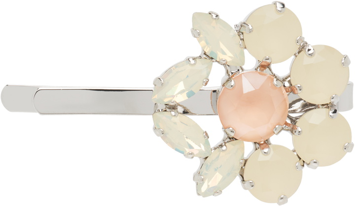 Photo: Simone Rocha Silver Mini Heartbloom Hair Clip