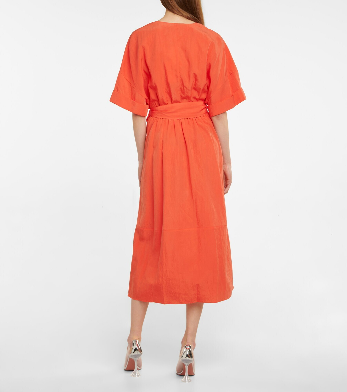 Vince - Belted midi dress