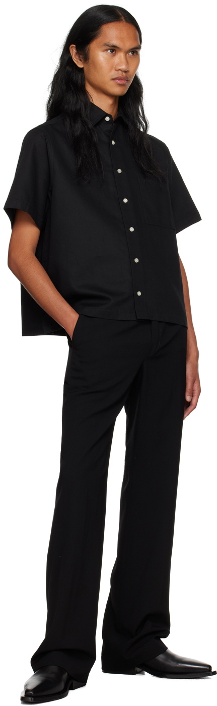 Factor's Black Button Shirt