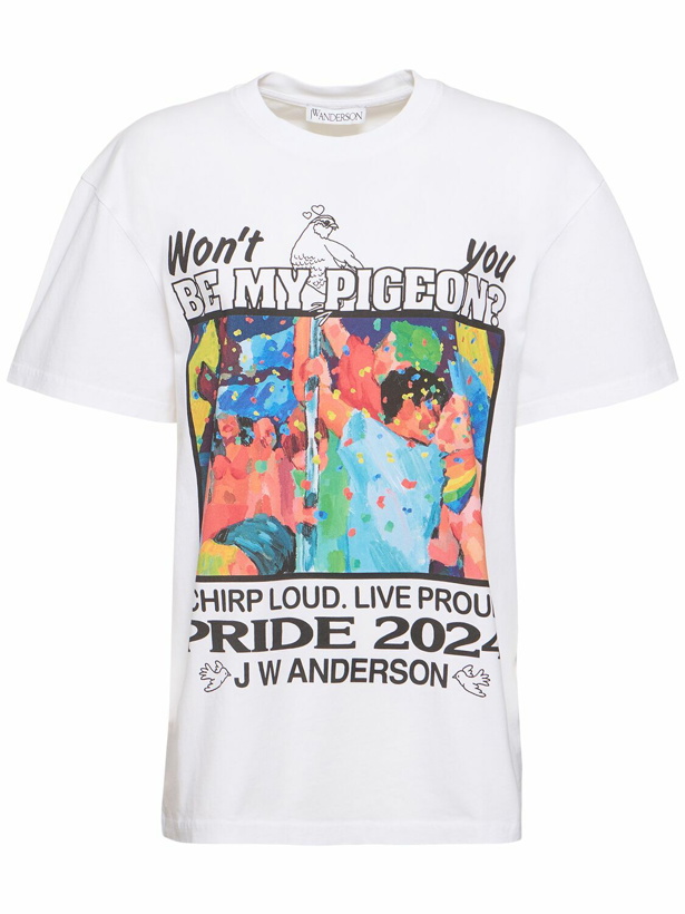 Photo: JW ANDERSON Jw Pride Printed Jersey T-shirt