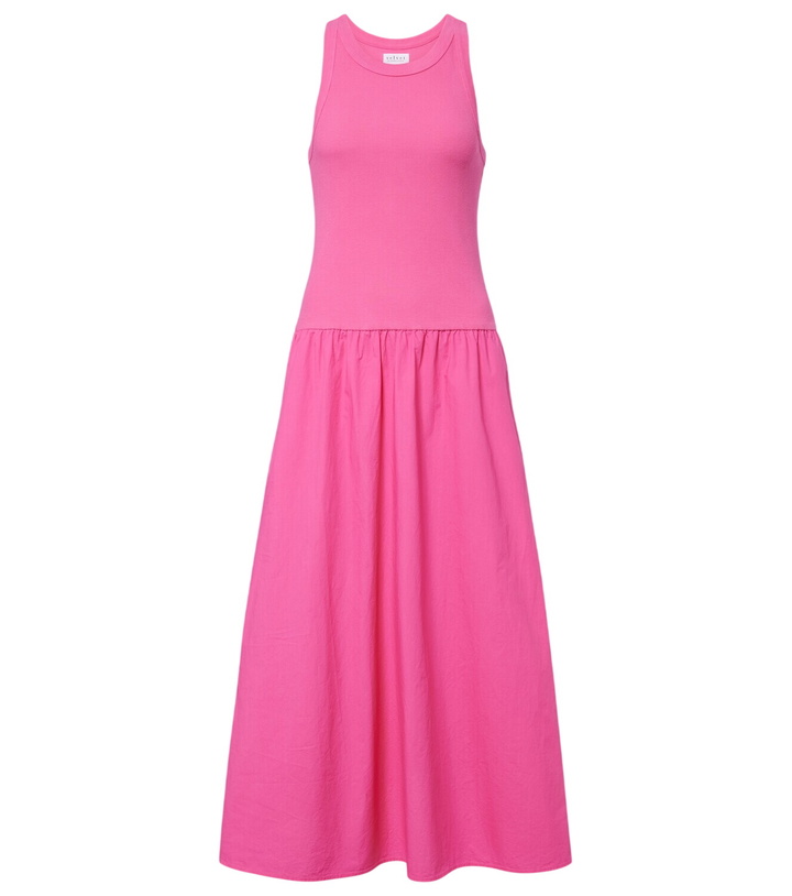 Photo: Velvet Romilly cotton-blend midi dress