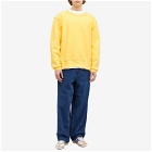 Champion Men's Made in USA Reverse Weave Crew Sweat in Freelance Yellow
