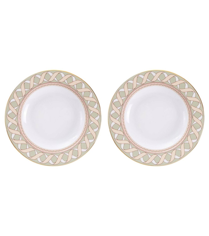 Photo: La DoubleJ Set of 2 porcelain soup plates