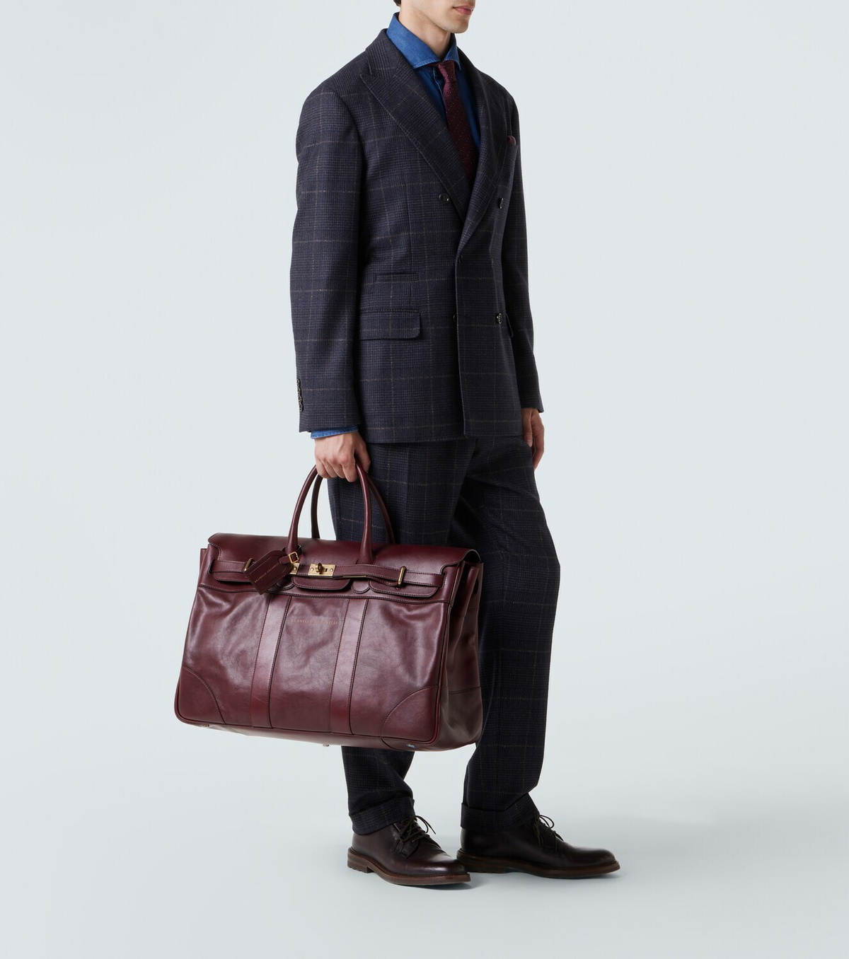 Brunello Cucinelli Leather duffel bag
