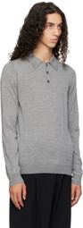 Lanvin Gray Classic Polo