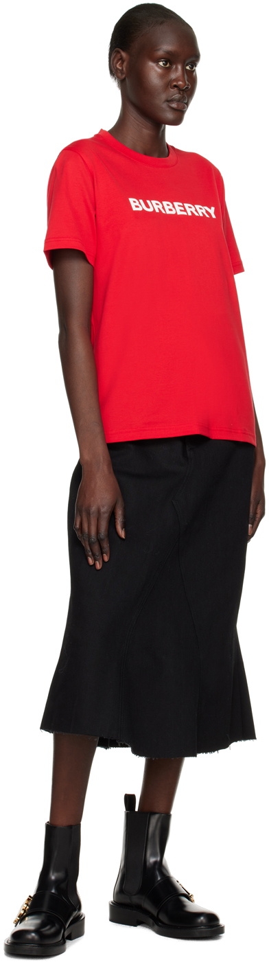 Burberry Red Printed T-Shirt
