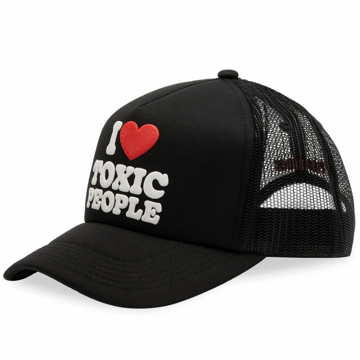 Photo: Pleasures Men's Toxic Trucker Cap in Black 
