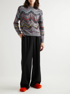 Missoni - Wool-Blend Jacquard Sweater - Gray