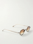 Sato - Algedi-T Round-Frame Titanium Sunglasses