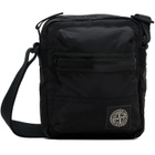 Stone Island Black 9200015 Coated Nylon Metal ECONYL Bag