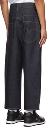 Junya Watanabe Indigo Levi's Edition Wide-Leg Cropped Jeans