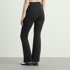 Nike Women's Zenvy High Waisted Flared Leggings in Black/Pcg3C