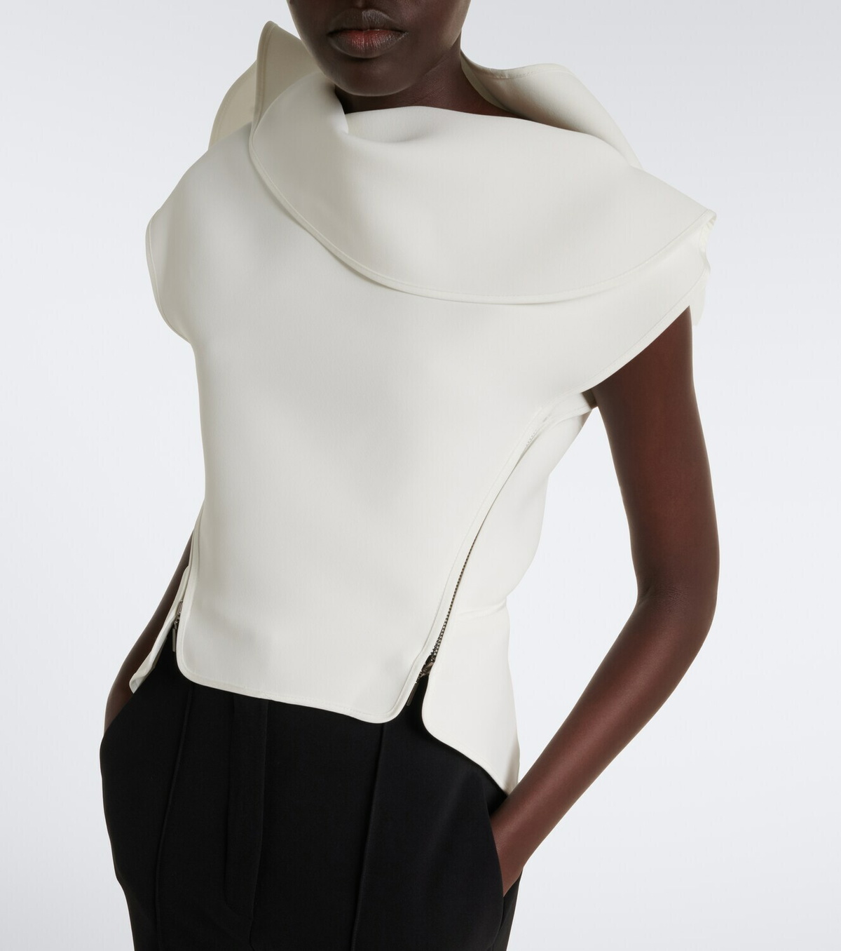 Maticevski Whirl draped top