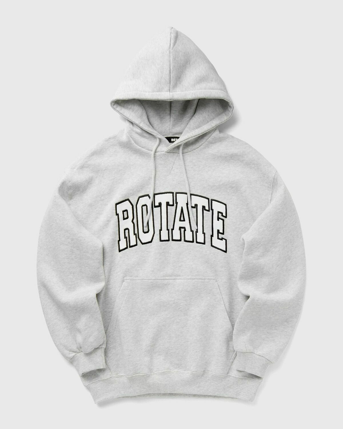 ROTATE Birger Christensen Heavy Sweat Hoodie Grey Womens Hoody