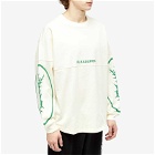 Pleasures Men's Long Sleeve Maximize Jersey T-Shirt in Off White