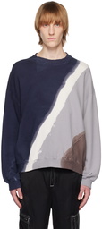 NOMA t.d. Navy & Gray Twist Sweatshirt