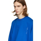 Unravel Blue Terry To Create Sweatshirt