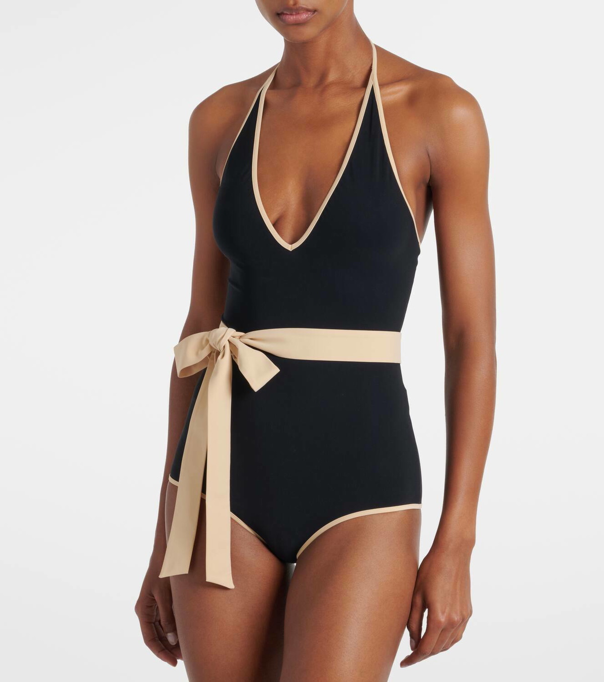 Valentino Escape belted swimsuit