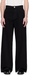 Dion Lee Black Classic Denim Jeans