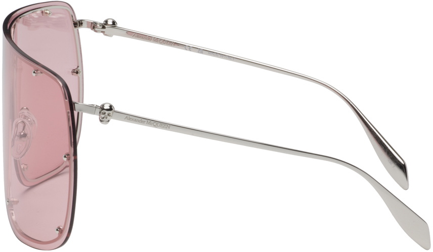 Alexander McQueen Silver Skull Sunglasses
