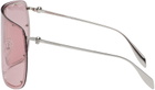Alexander McQueen Silver Skull Sunglasses