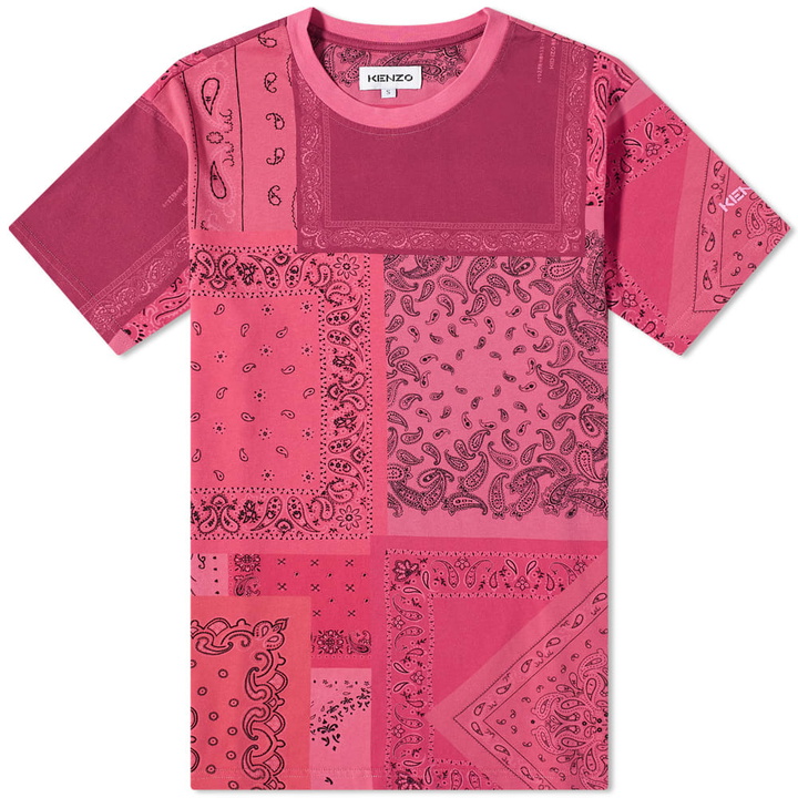 Photo: Kenzo Men's Classic Print T-Shirt in Rose