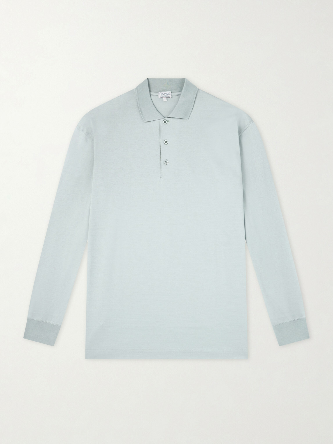 Charvet - Cotton-Satin Polo Shirt - Green