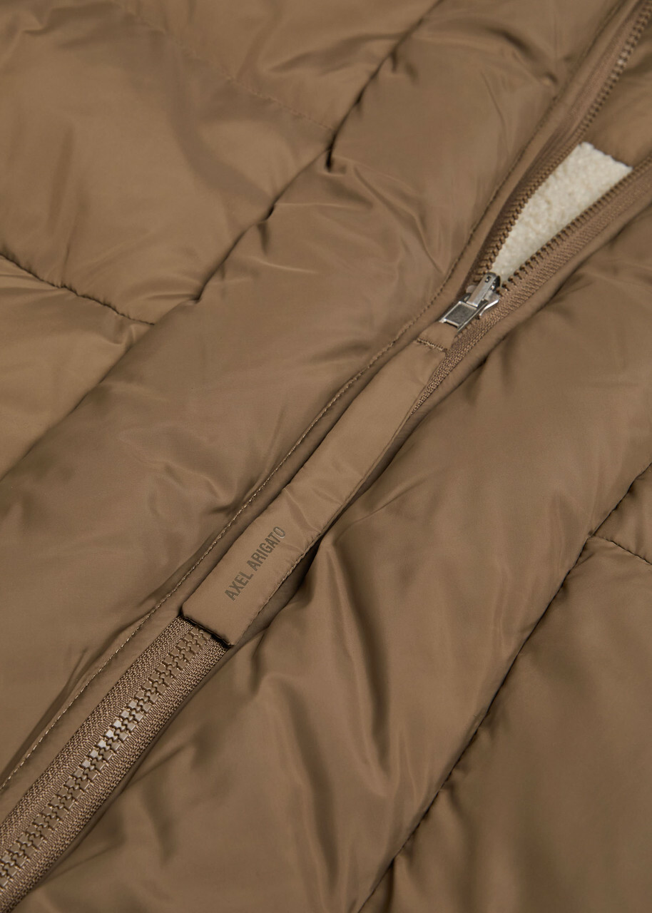 Axel Arigato Lodge Reversible Padded Shell Jacket Brown