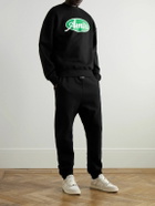 AMIRI - Oversized Logo-Print Cotton-Jersey Sweatshirt - Black