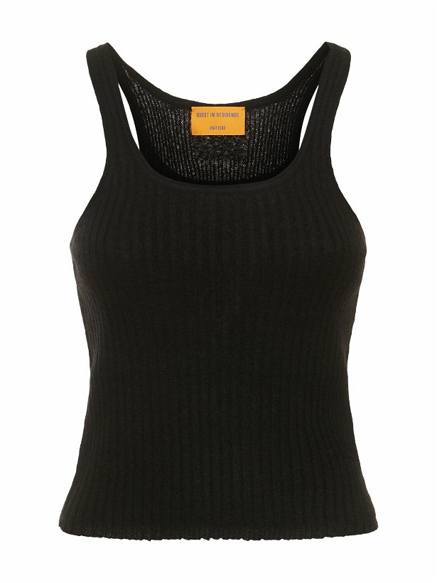 Photo: GUEST IN RESIDENCE Rib Wool Blend Tank Top