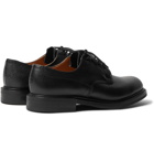 George Cleverley - Archie II Textured-Leather Derby Shoes - Black