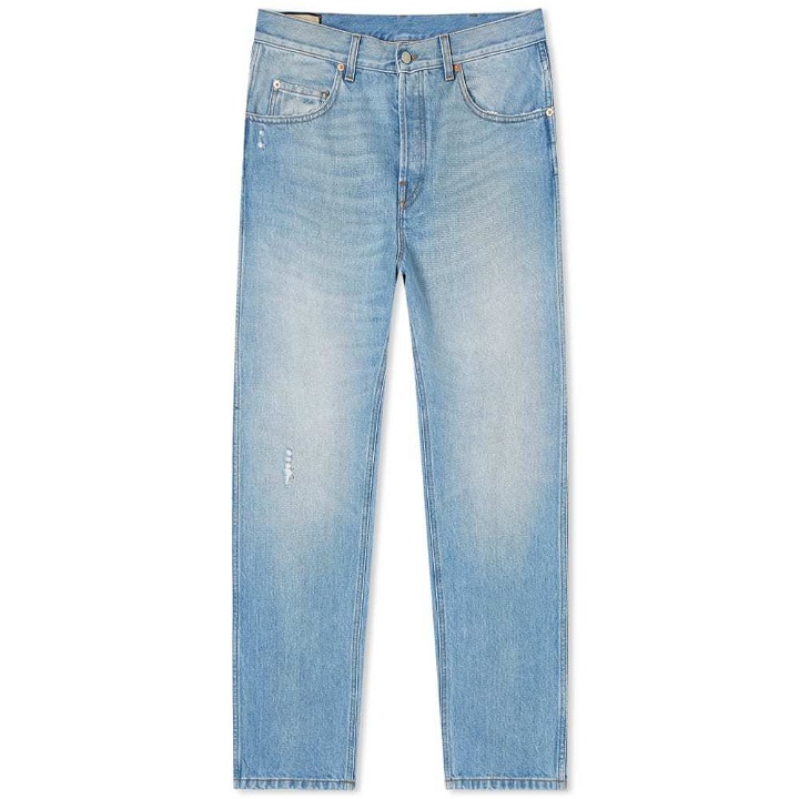 Photo: Gucci Light Wash Tapered Jean