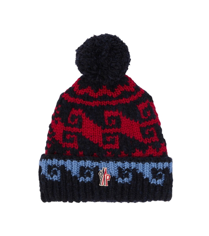 Photo: Moncler Grenoble Intarsia wool and alpaca-blend beanie