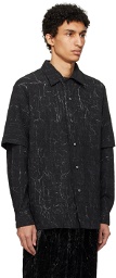 Han Kjobenhavn Black Wrinkle Shirt