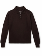 Maison Margiela - Virgin Wool Polo Shirt - Brown