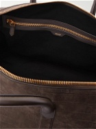 TOM FORD - Croc-Effect Nubuck and Full-Grain Leather Holdall