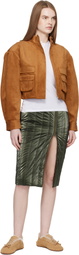 ABRA Beige Ballerina Shearling Sneakers