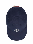 THOM BROWNE - Embroidered Logo Cotton Baseball Hat