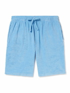 Vilebrequin - Bolide Straight-Leg Linen-Terry Drawstring Shorts - Blue