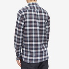 Beams Plus Men's BD Indian Madras Check Shirt in Navy