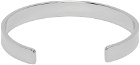 MM6 Maison Margiela Silver Minimal Cuff Bracelet