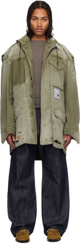 Photo: Maison MIHARA YASUHIRO Khaki Distressed Field Coat