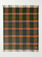 Pendleton - Motor Robe Fringed Checked Wool Throw